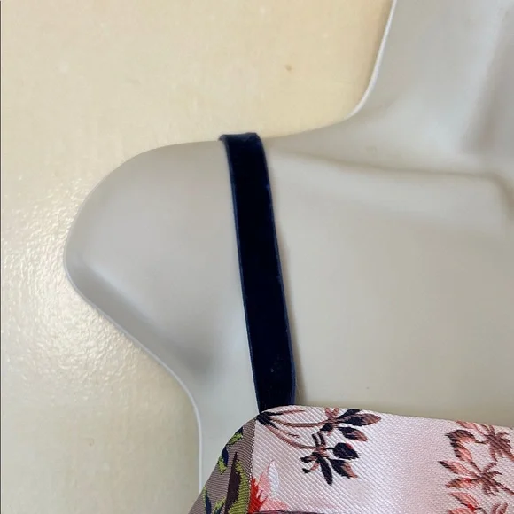 Anthropologie Moulinette Soeurs Floral and Navy Tulle Dress size 14 - Picture 7 of 16